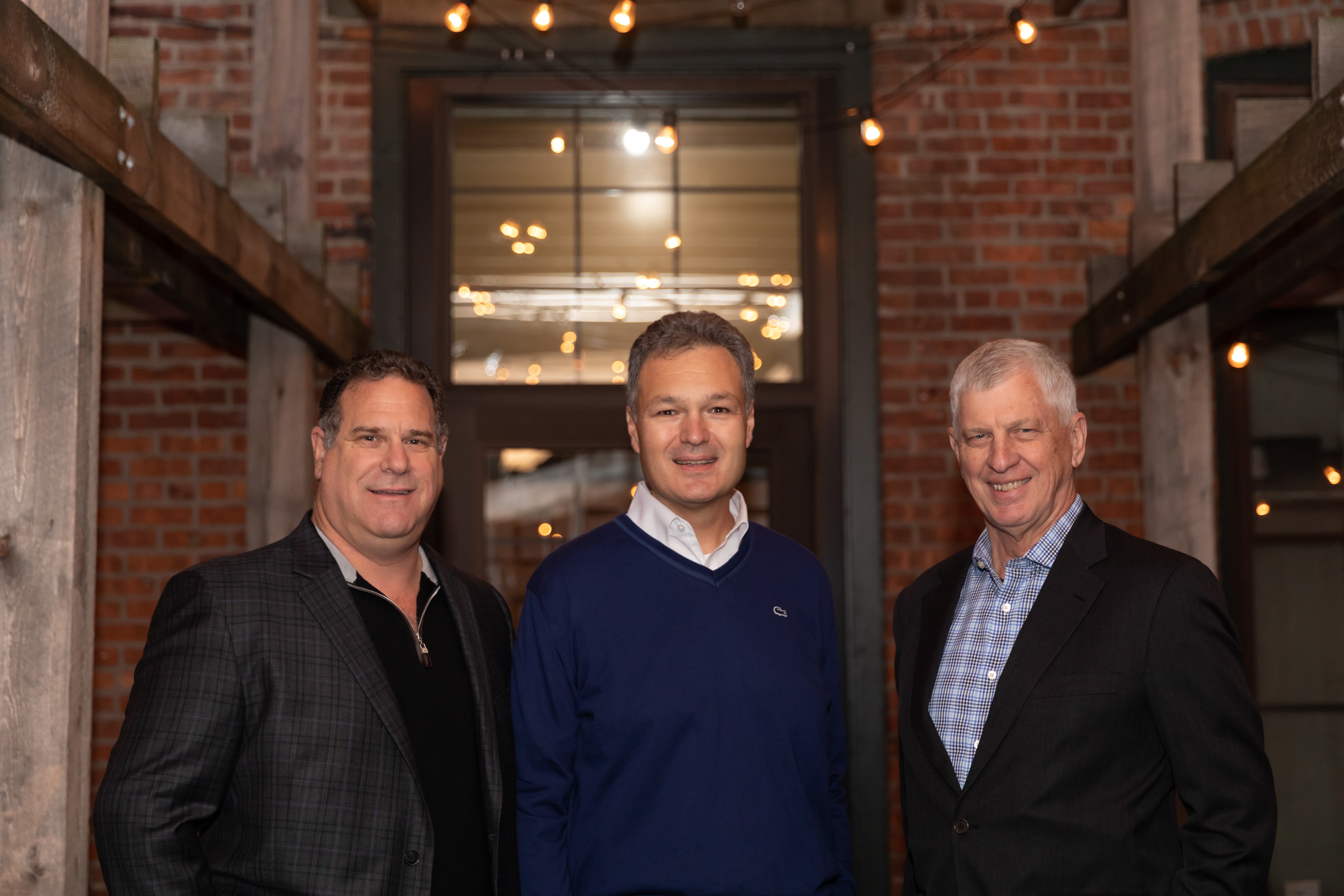 Mark Bernstein '94, Degerhan Usluel '94 and Jack Wilson, Ph.D. 2019 William F. Glaser Rensselaer Entrepreneurs of the Year